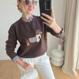 Sweter Jamnik czekolada 1 La Virelle | Unikatowy Butik Odzieżowy dla Kobiet online